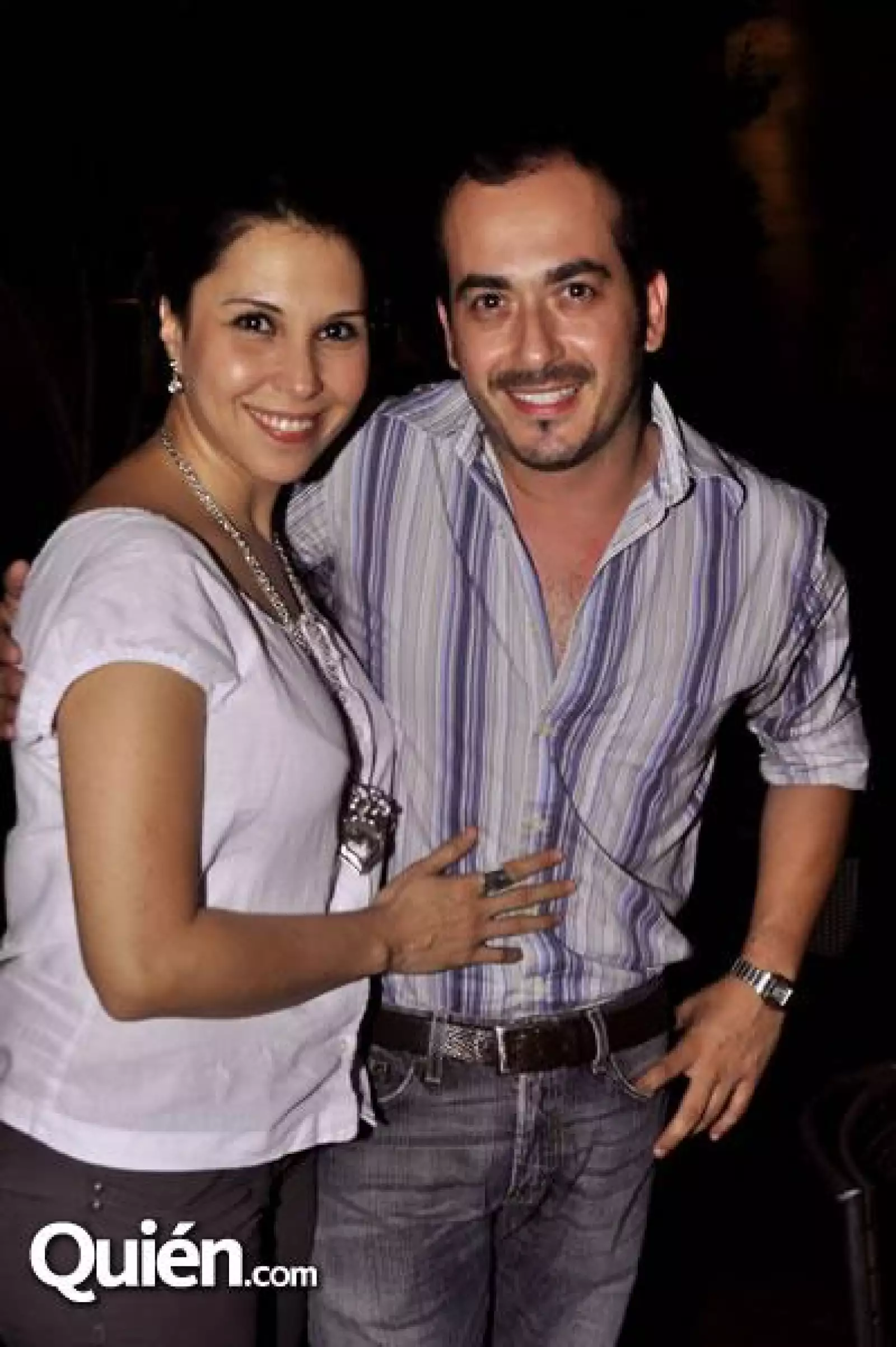Brenda Urías y Hugo Chávez