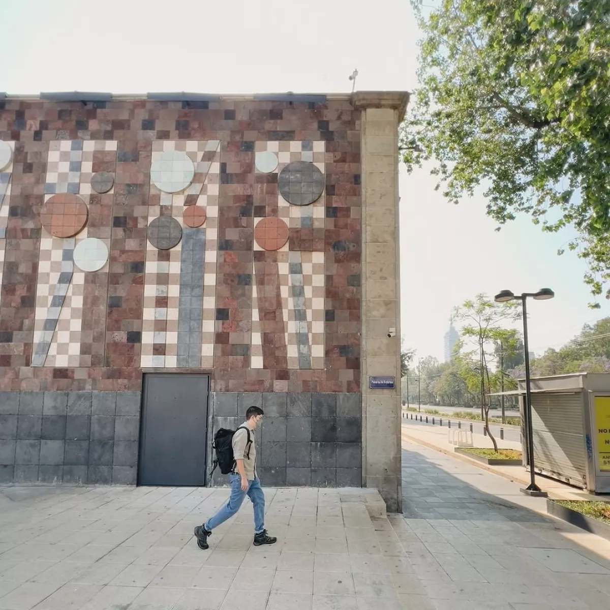 Fachada del museo Kaluz de la Ciudad de México. 