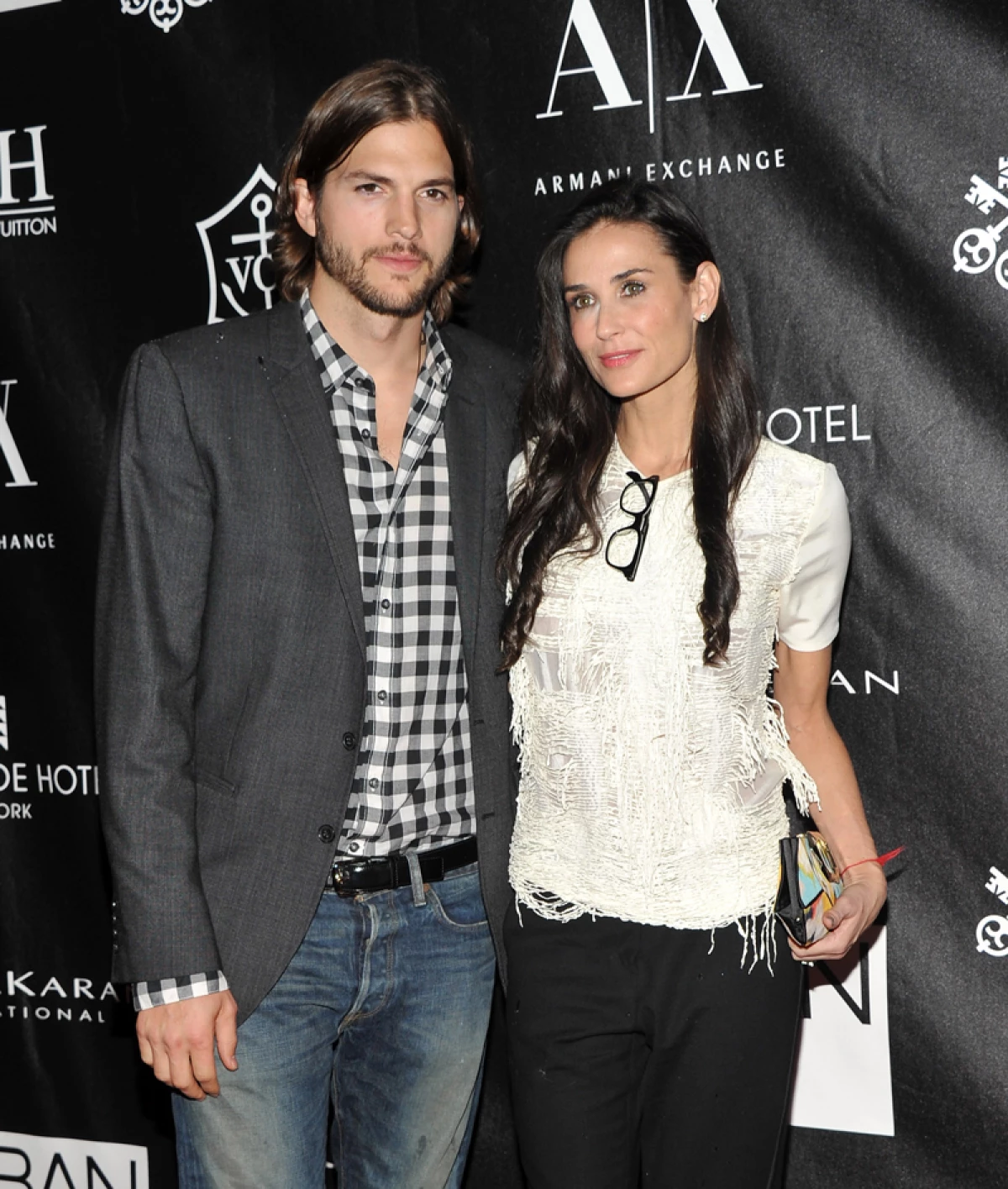 Ashton Kutcher y Demi Moore