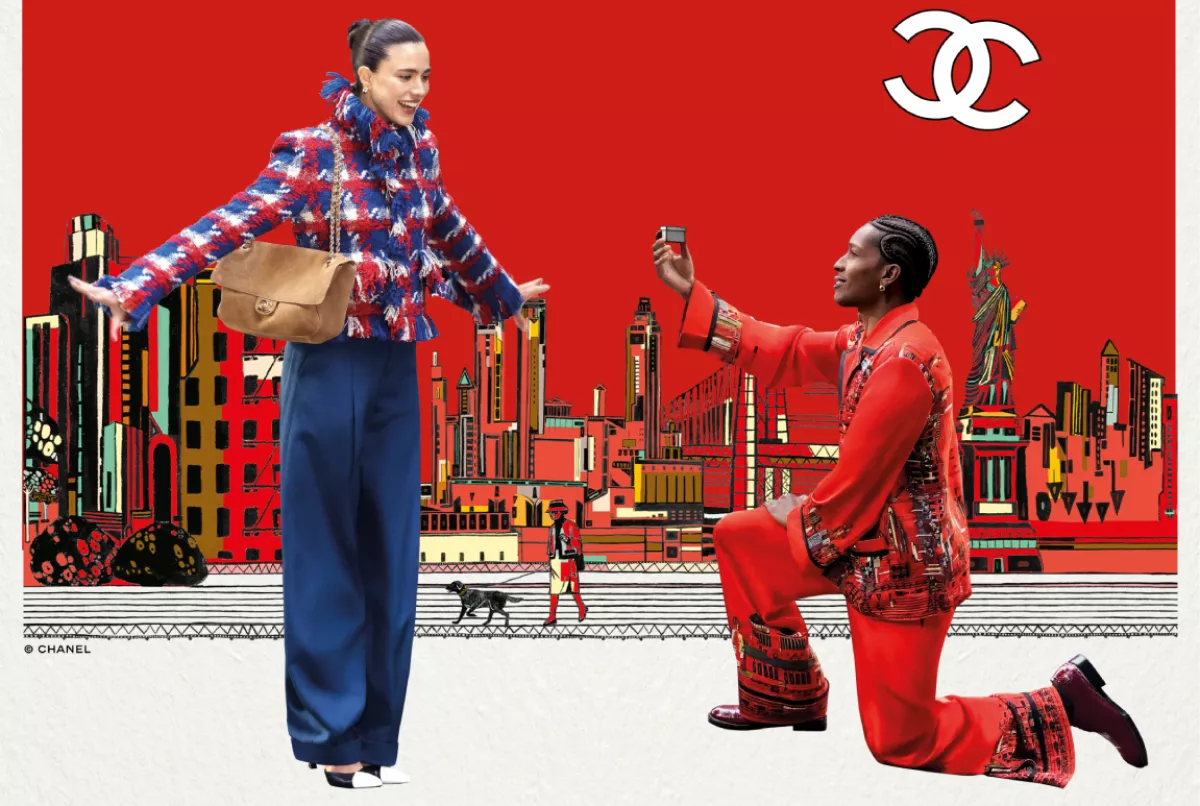 chanel corto asap rocky margaret qualley metiers art 2026 nueva york