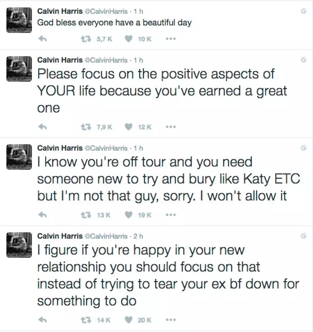 Después continuó con estos tuits (de abajo hacia arriba)