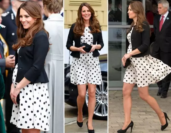 Kate gastó en este vestido sólo 59 dólares y lució muy linda.