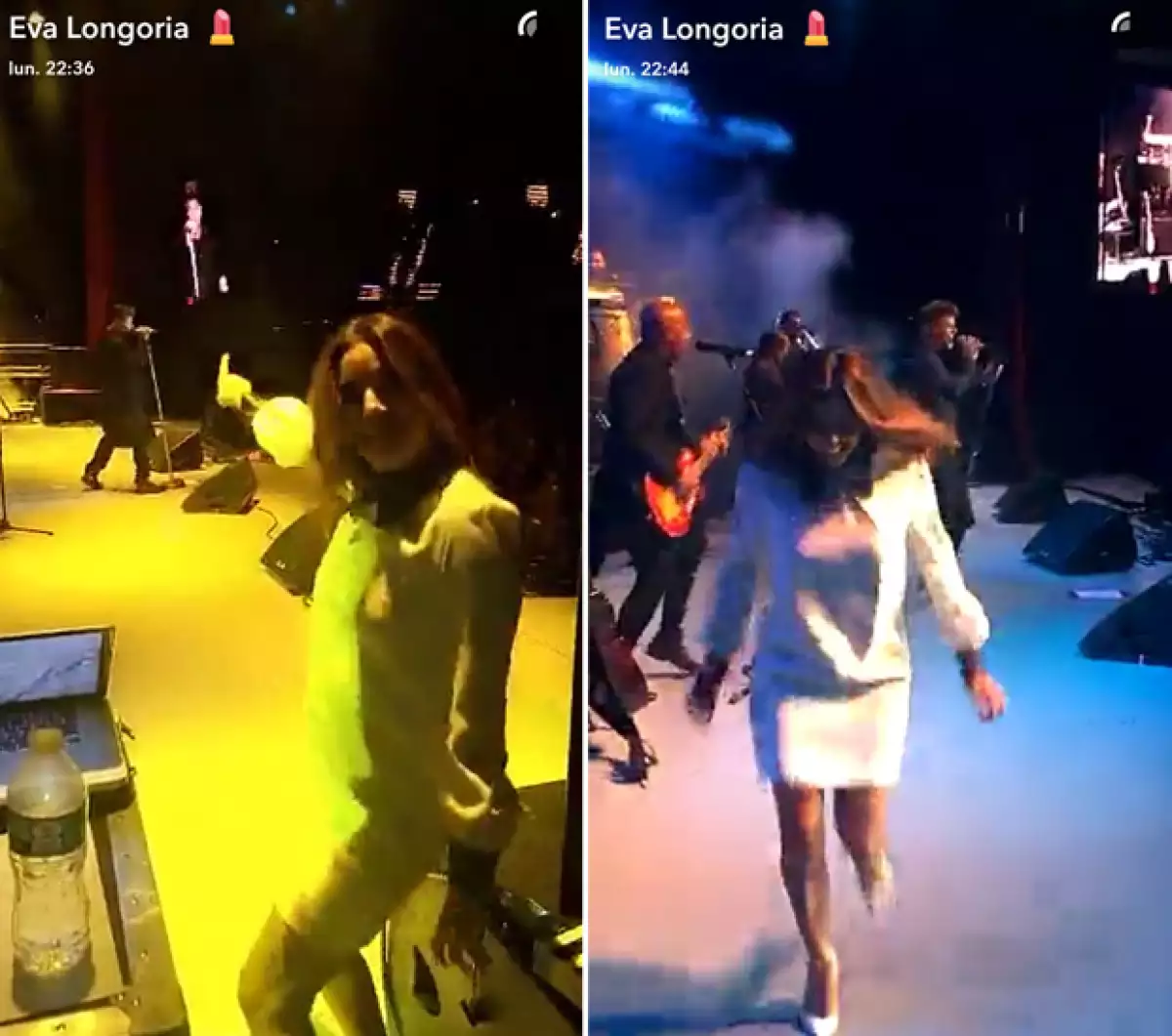 Eva se mostró muy orgullosa de Ricky Martin.