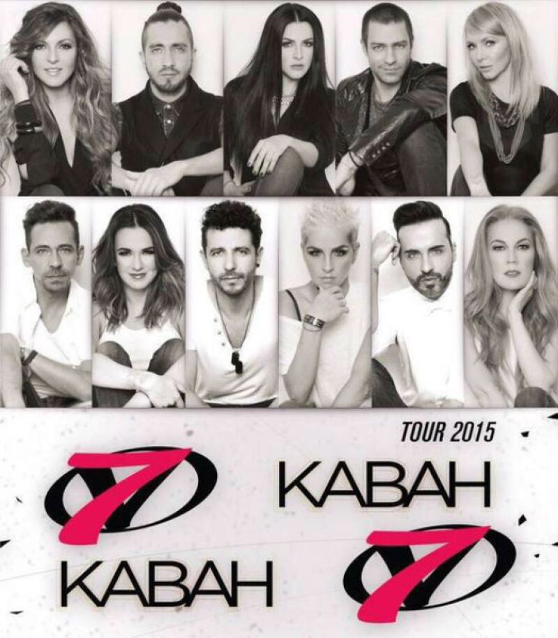 Imagen promocional de la gira de Kabah y OV7 por todo México.