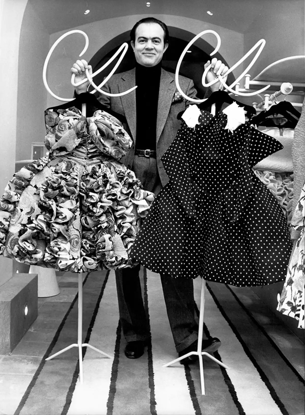 French Fashion Designer Christian Lacroix Pictured At His Paris Headquaters