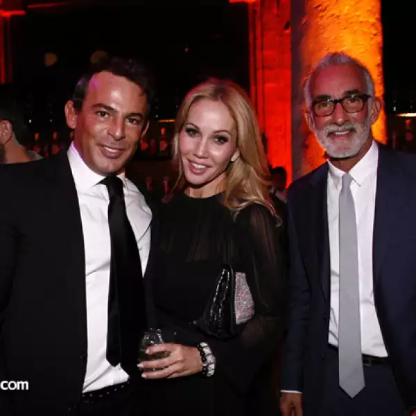 Eugenio López, Brooke Davenport y Waldo Femano