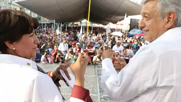 Delfina y AMLO