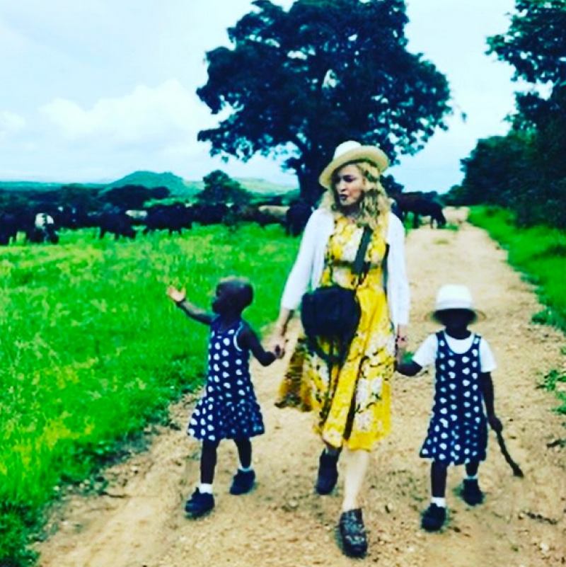 Madonna y sus hijas