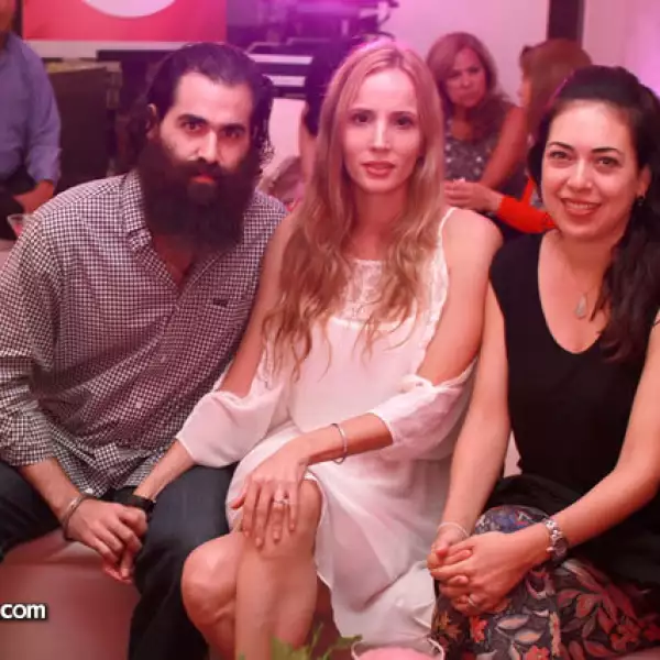 Javier Préstamo, Gabriela Sotomayor y Sofía Sotomayor