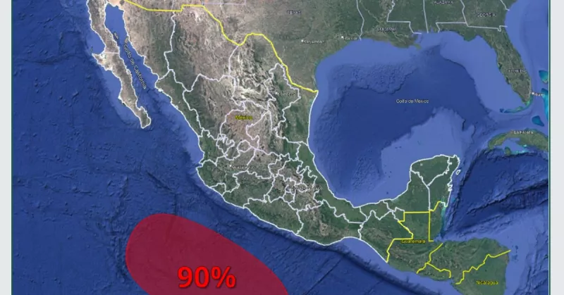 Ciclón Tropical "Alvin" podría formarse en el Pacífico: Conagua