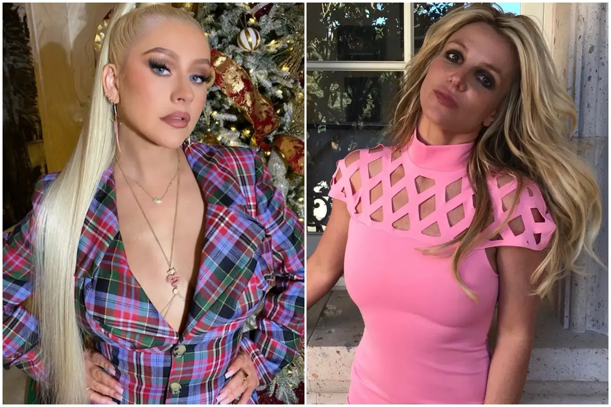 
Christina Aguilera y Britney Spears
