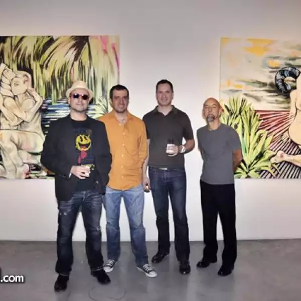 Ricardo Cucamonga,Eduardo Quintanilla,César Aristóteles y Checo Cuellar