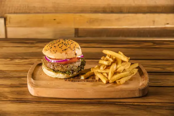 Hamburguesa de venado
