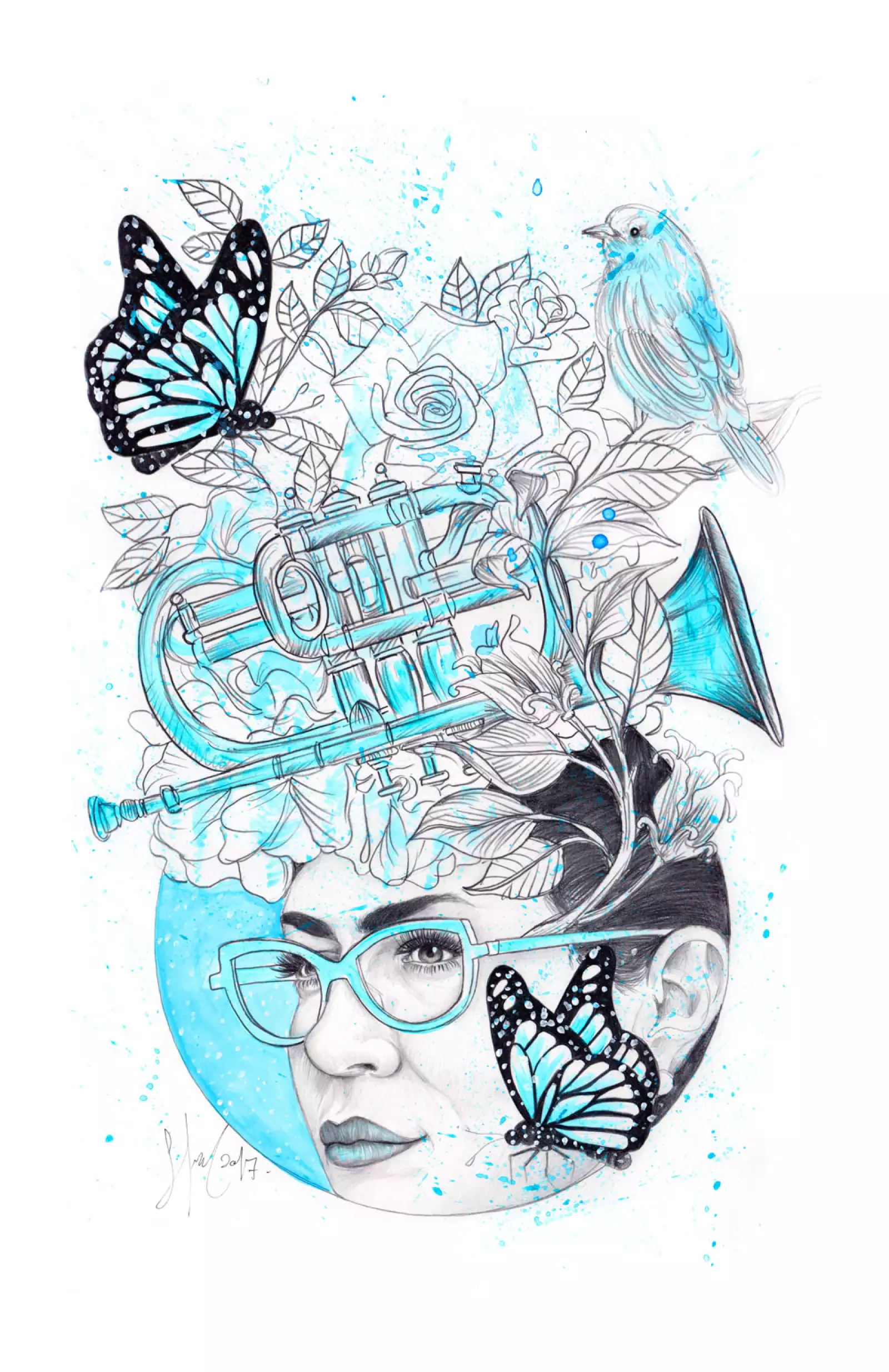 Litografías por Chanel y Sofía Castellanos