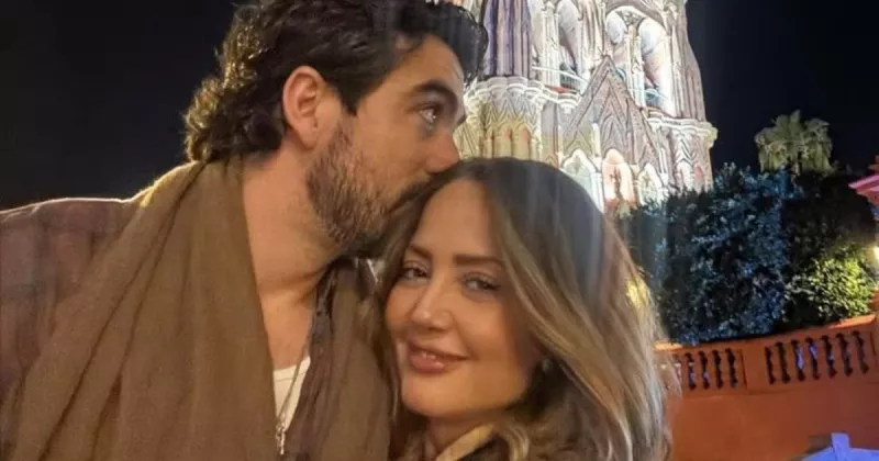 Andrea Legarreta y Luis Carlos Origel