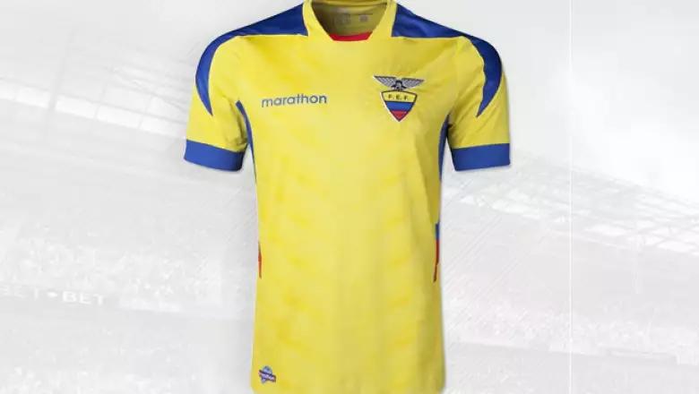La selección sudamericana viste con la ecuatoriana Marathon, fundada en la década de los 80.