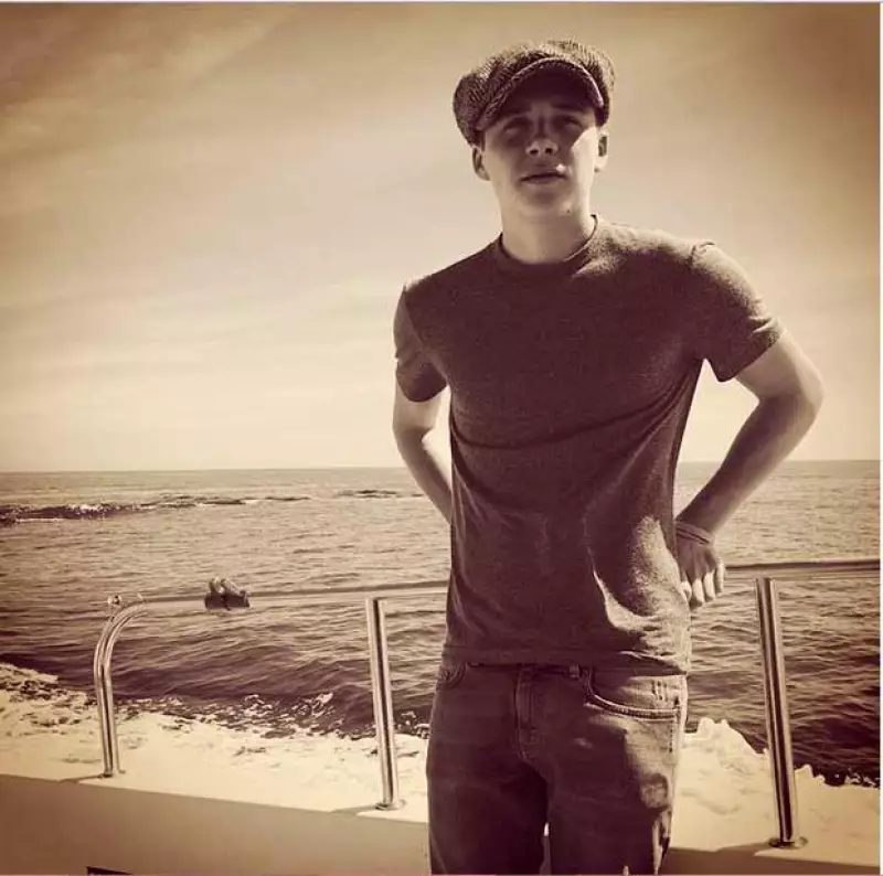 Brooklyn ha heredado el estilo y la belleza de sus papás.