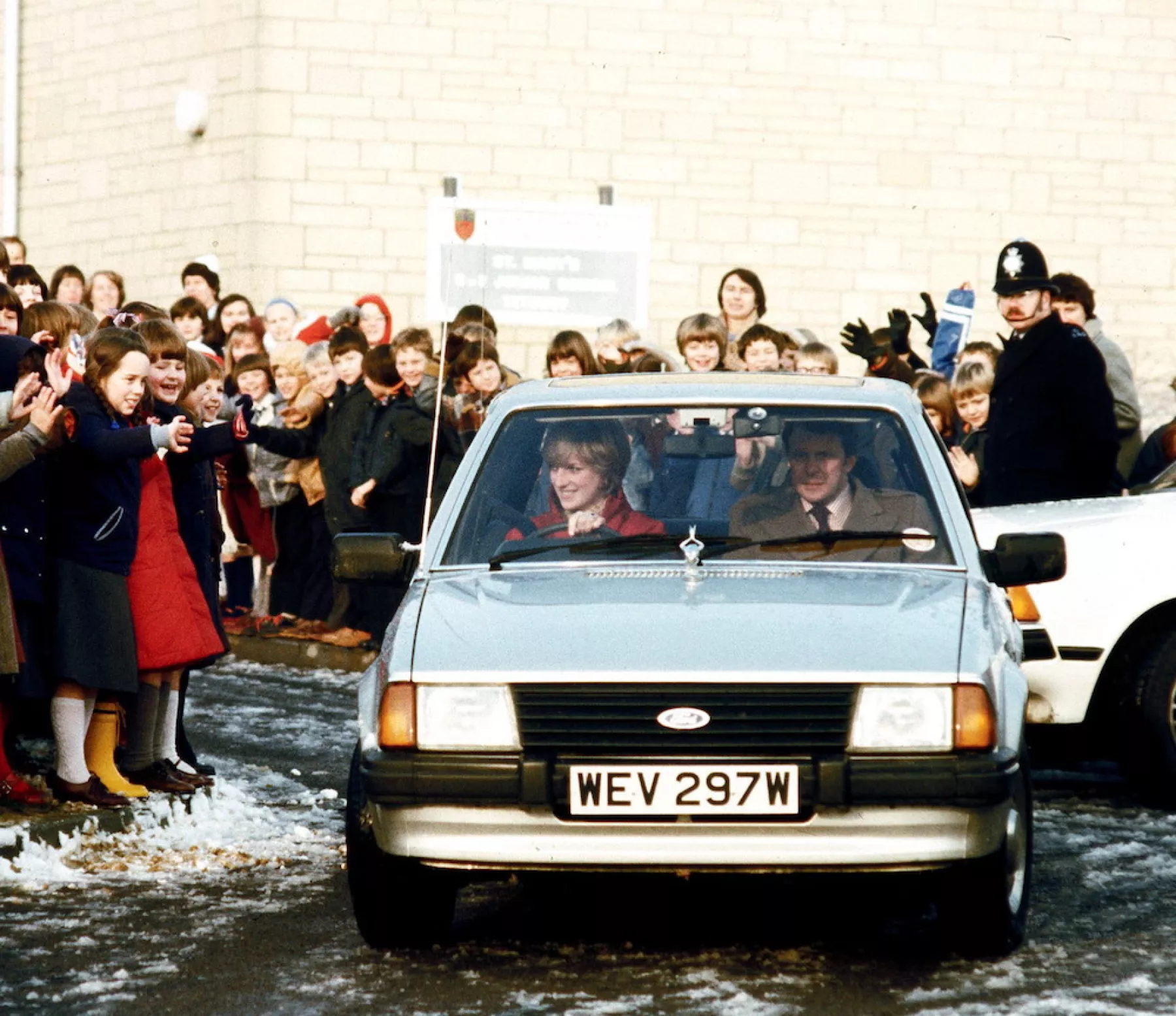 Diana Driving Ford Car