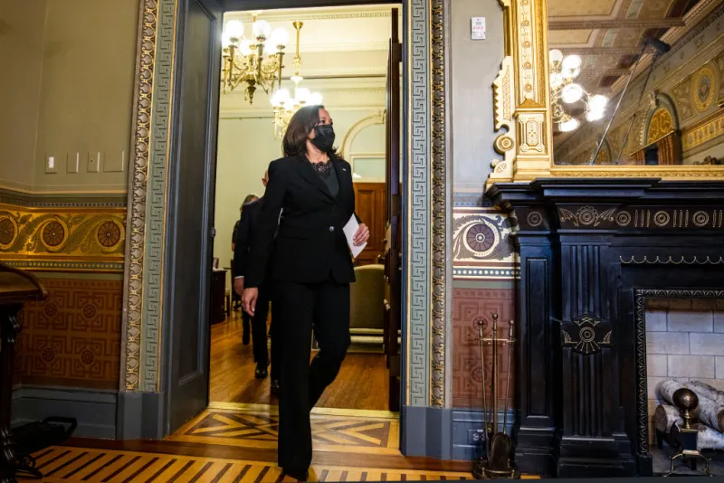 Vice President Harris Swears In Department Of Homeland Security Chief Mayorkas