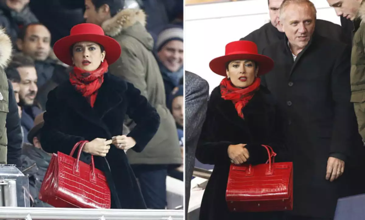 Los esposo acudieron a ver el partido juntos.