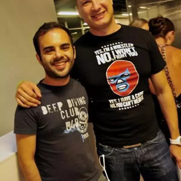 Joe Alanís y César Aristóteles