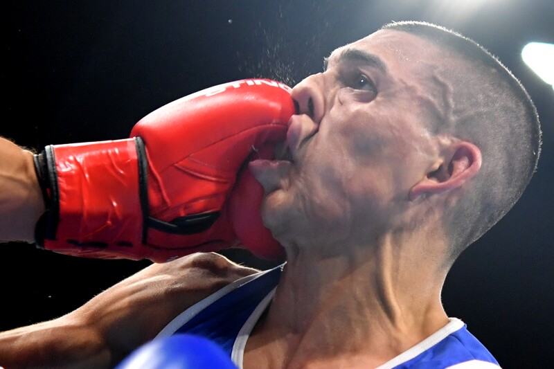 La velocidad de un boxeador