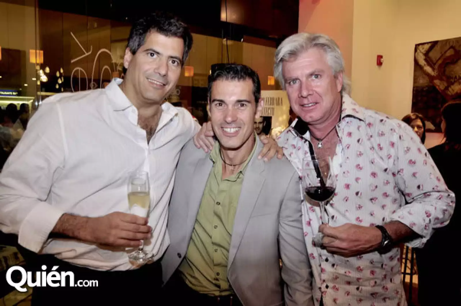 Rodrigo de la Peña, Pablo Ferrara y Alejandro Belden