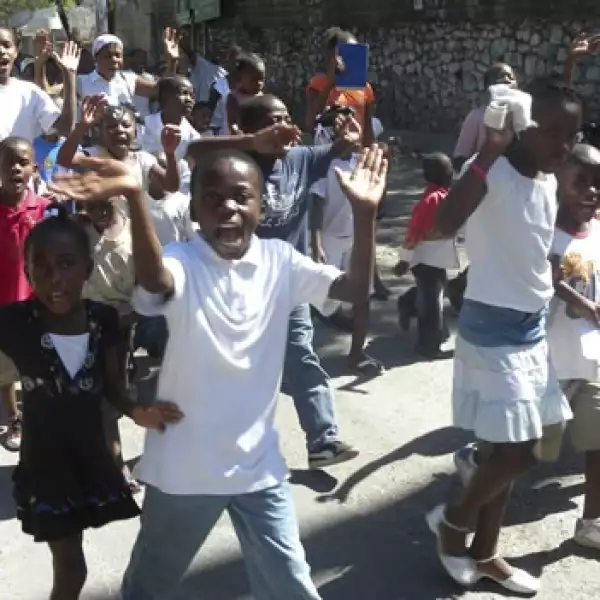 Haití - niños huérfanos