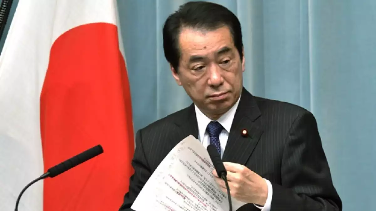 Primer ministro Naoto Kan