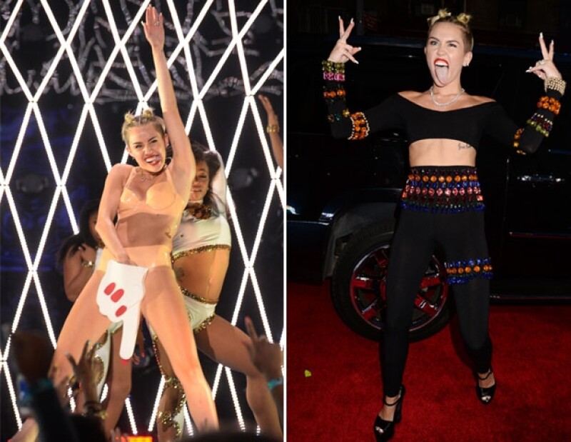 Desde que caminó por la alfombra roja de los MTV, mostró que iba a divertirse.