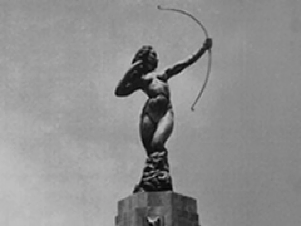 La fuente de La Diana Cazadora, proyecto de 1941. (Foto: Cortesía INBA)