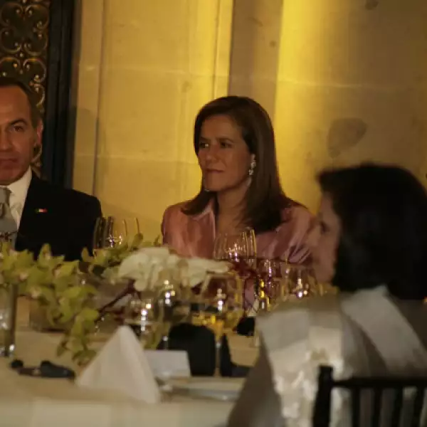 Cena Sarkozy en Palacio Nacional