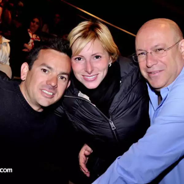 Humberto Zambrano,Daniela Santos y Fernando Malkún