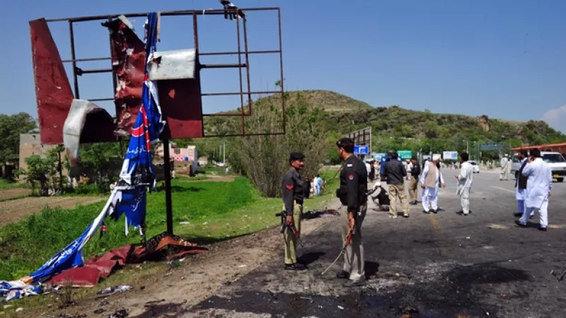 Atentado en mitin politico