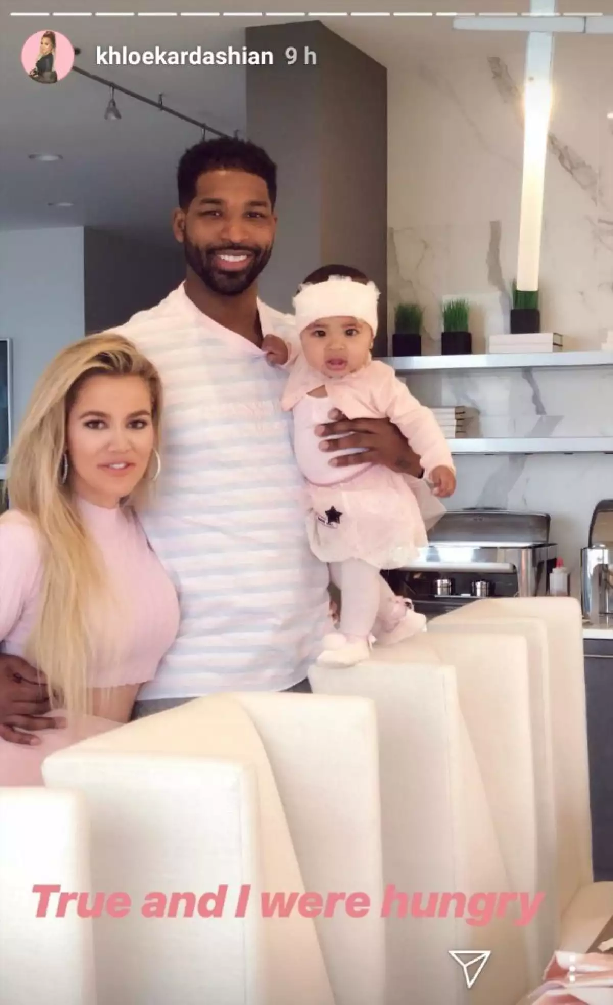 Khloé Kardashian y Tristan Thompson