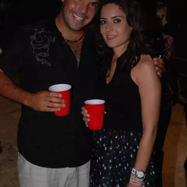 Fiesta en yate de Marcos Constandse