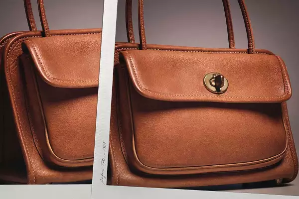 Bolsa Coach café vintage