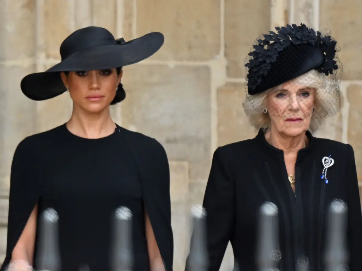 Meghan, duquesa de Sussex, y Camila, reina consorte
