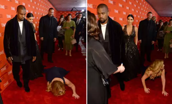 La expresión de Kanye y Kim ante lo sucedido no fue, para nada, de sorpresa.