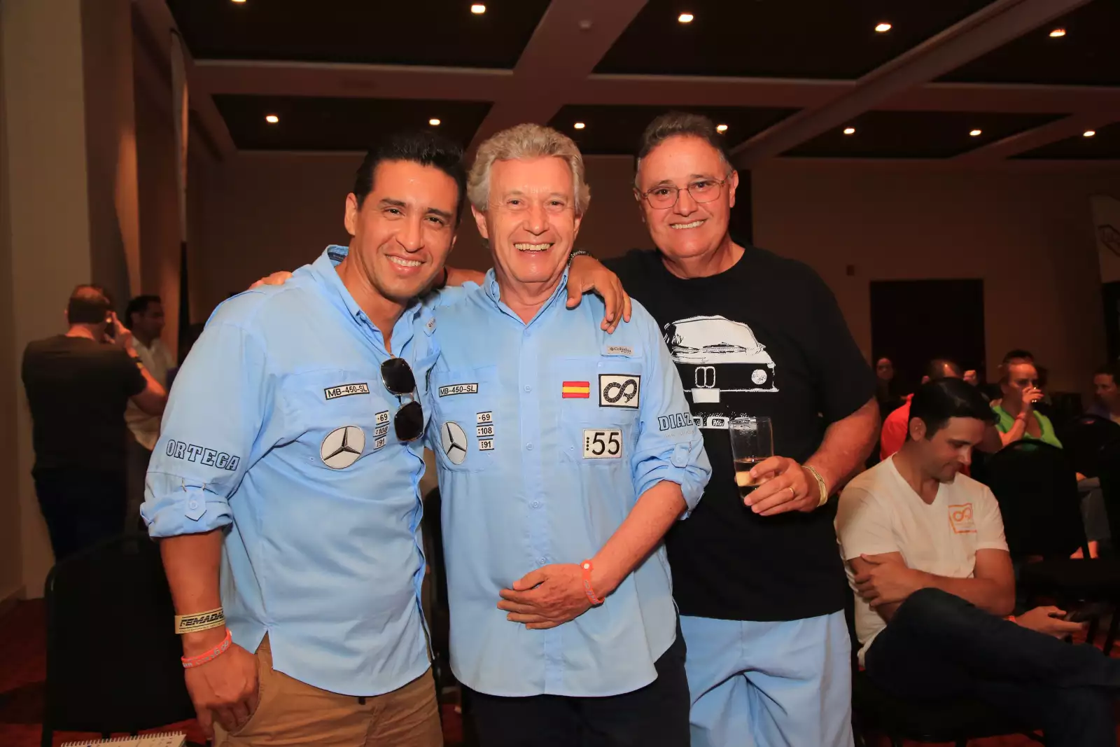 Francisco Ortega,  Lalo y Remigio Diaz 
