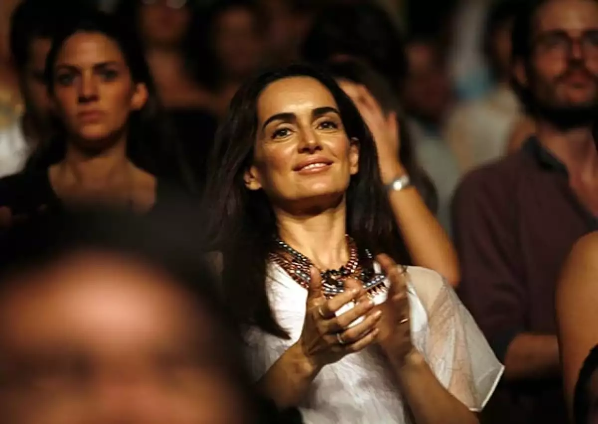 Ana de la Reguera disfrutó el concierto junto a los demás invitados.