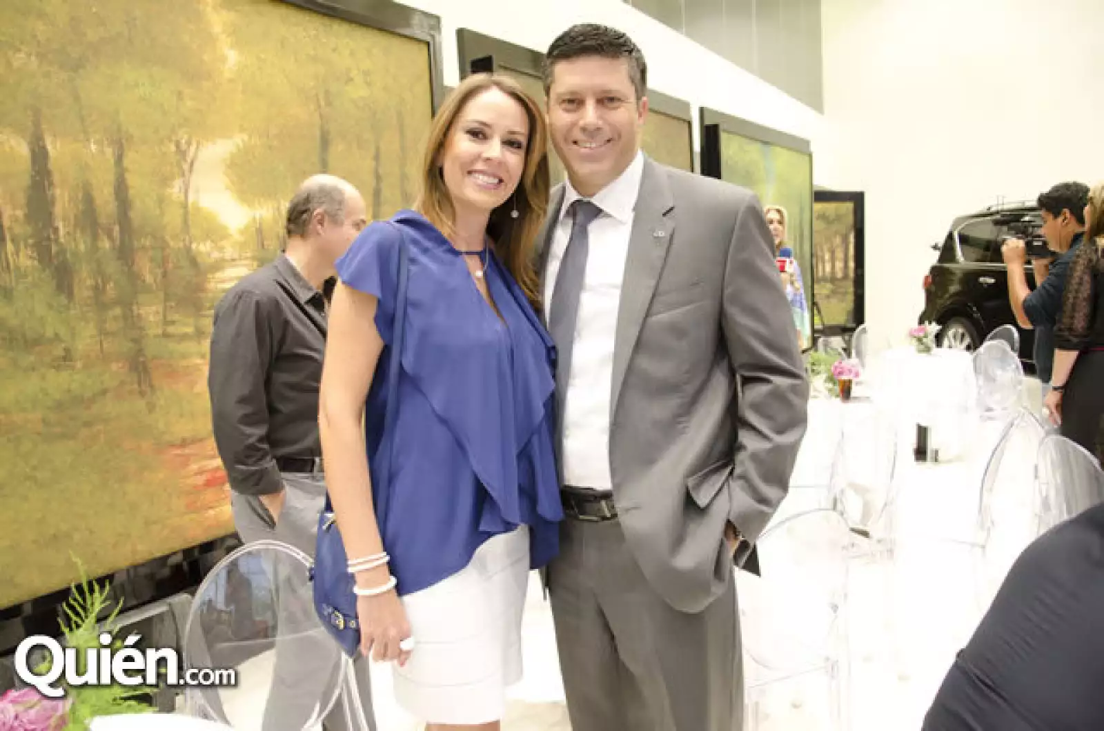 Pilar Menéndez y Alex Padilla