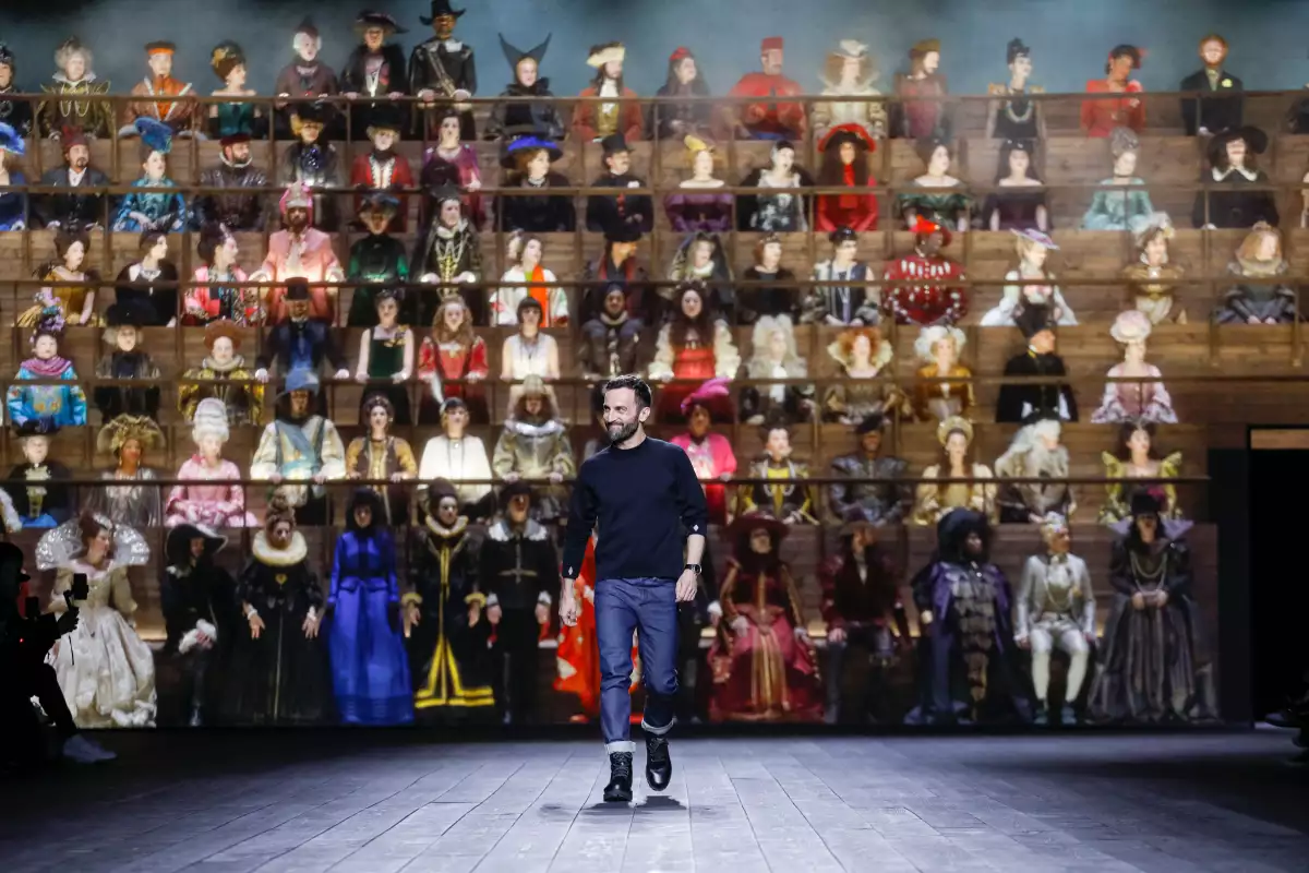 Louis Vuitton show, Runway, Fall Winter 2020, Paris Fashion Week, Cour Carree du Louvre, France - 03 Mar 2020