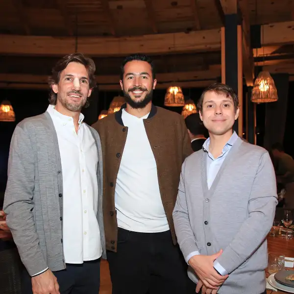 Javier Carvallo, Pablo Barrios y Jeremy Castro 