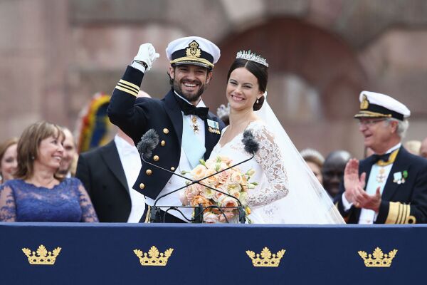Príncipe Carlos Felipe de Suecia y la princesa Sofía