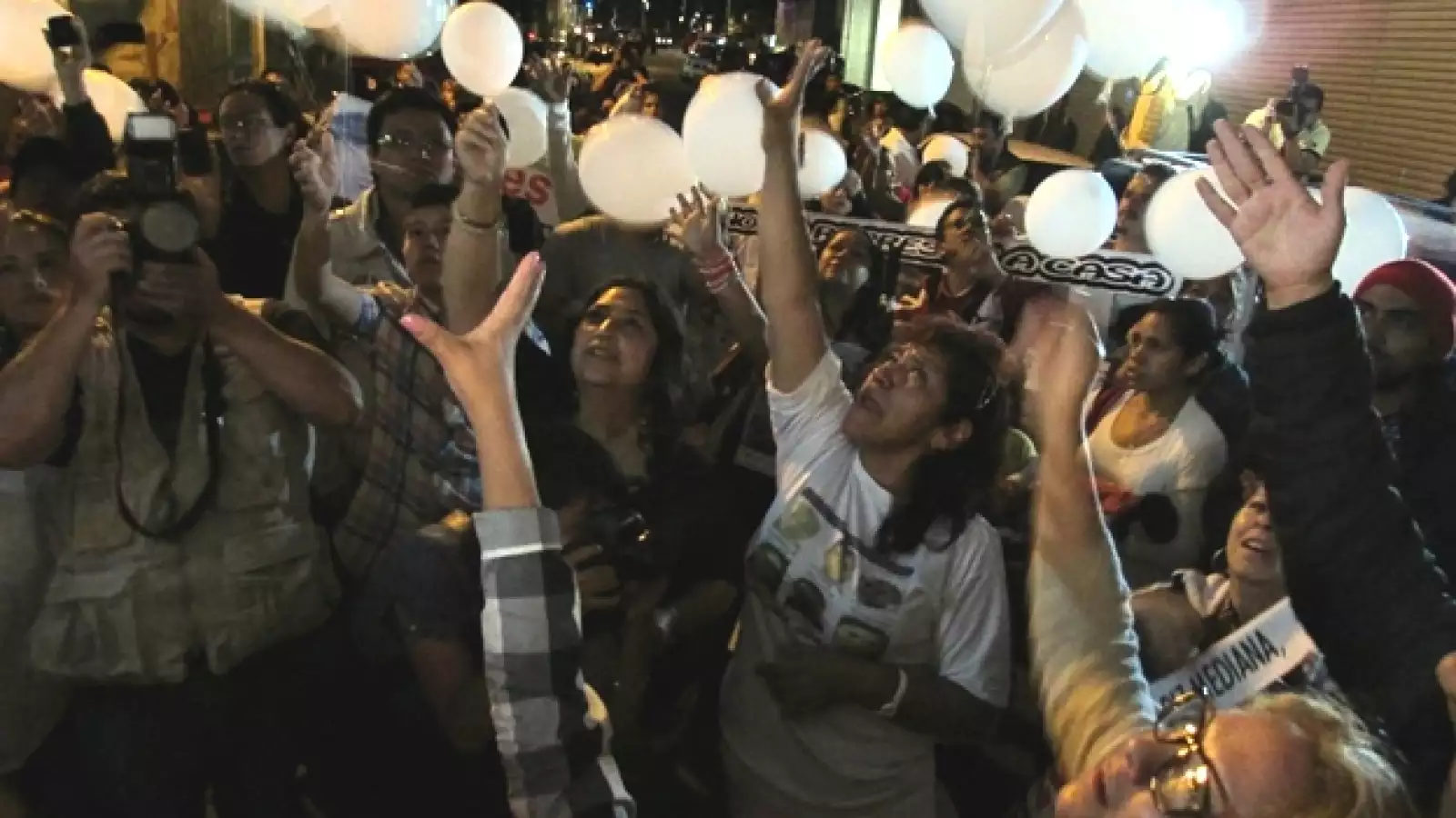 familiares, caso heaven, marcha