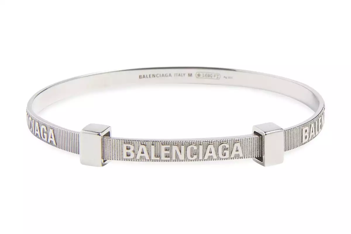 balenciaga brazalete cierre plastico ferreteria