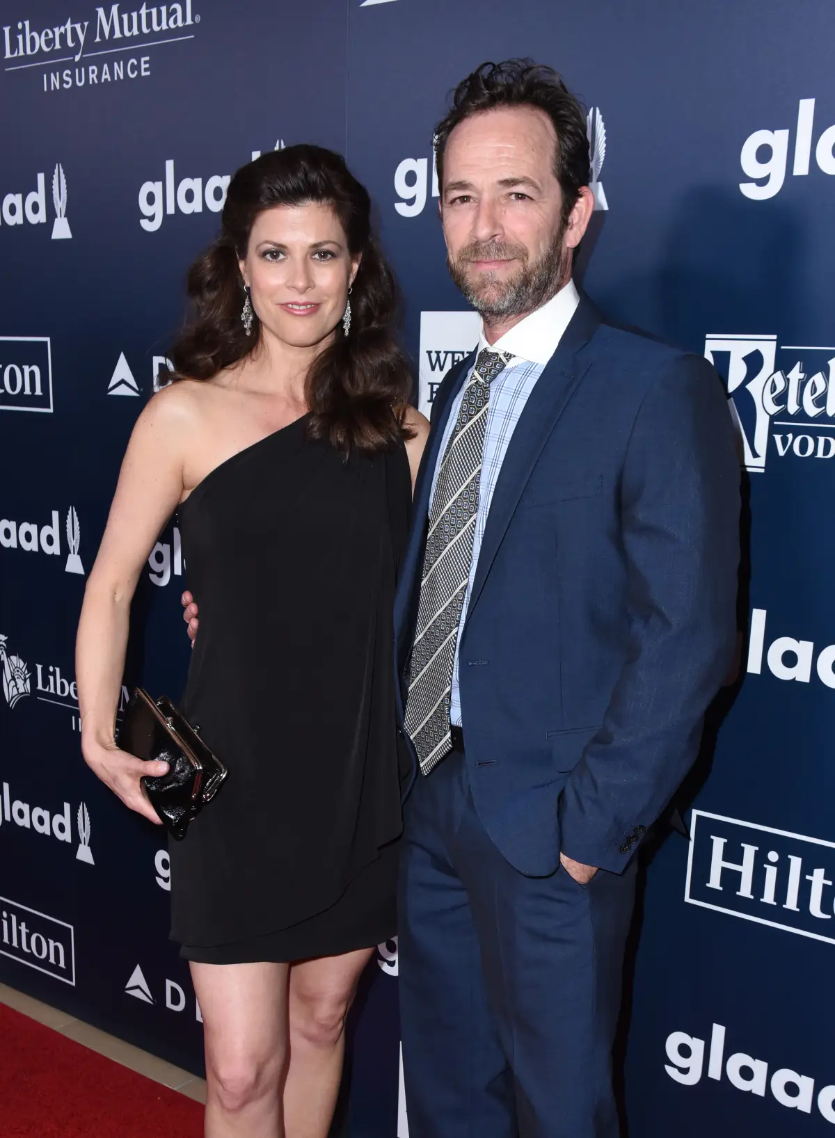 Luke Perry y Wendy Madison Bauer