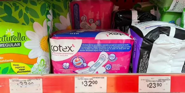 Precios en toallas sanitarias 