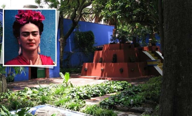 Interior de la Casa Azul de Frida.